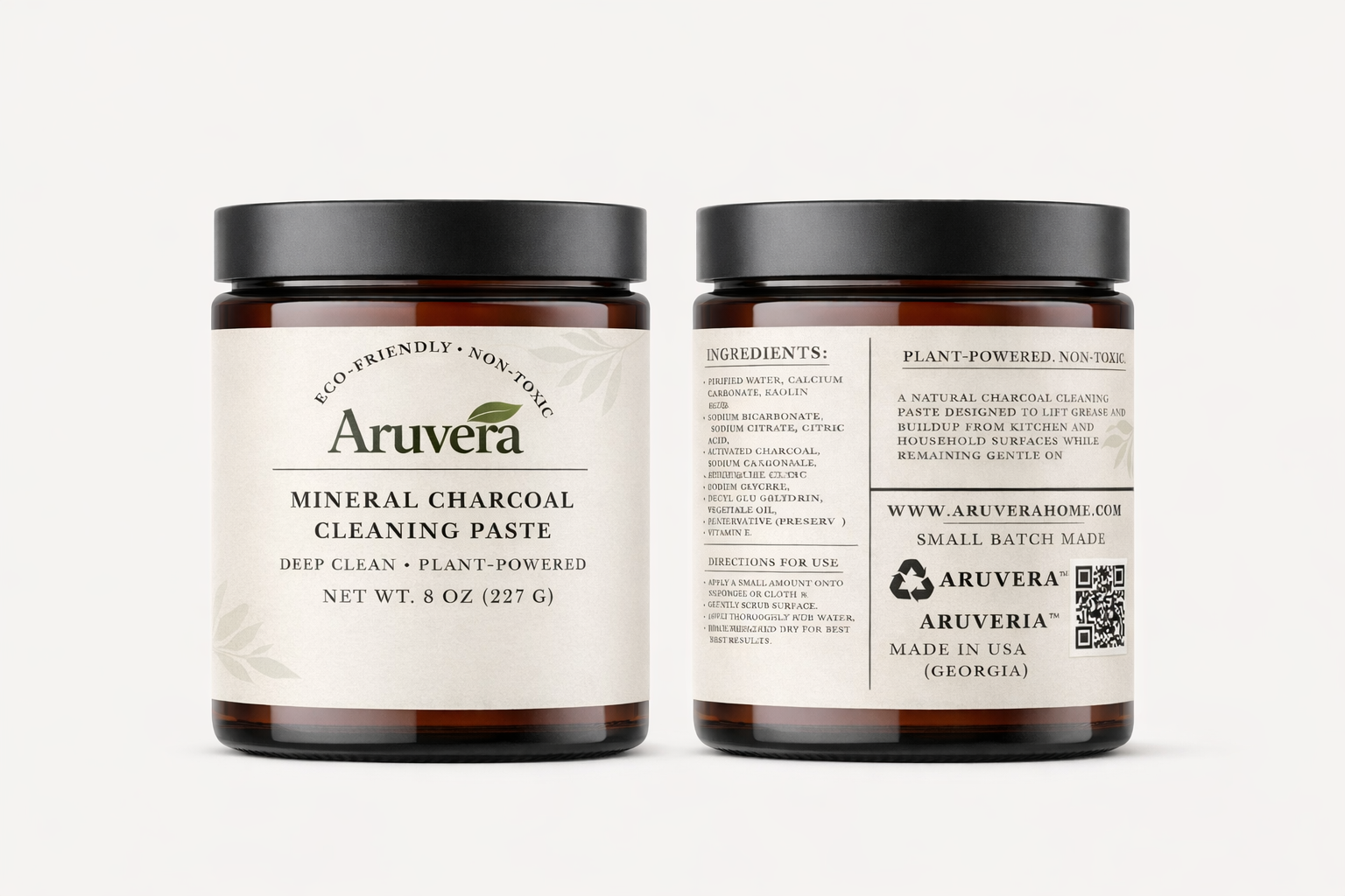 Aruvera Mineral Charcoal Cleaning Paste